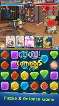 Puzzle Clash: PvP Defense Game | Match Strategy Screen Shot 4