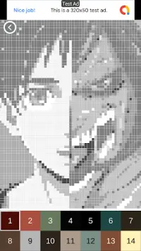 Titan Eren Pixel Art Screen Shot 1