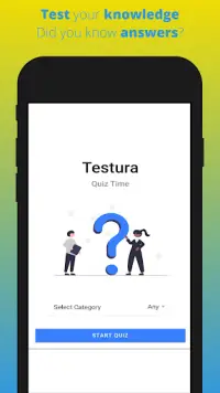 Testura : Trivia Knowledge Quiz Brain Game 2021 Screen Shot 0