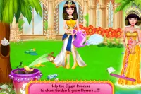 Egitto Princess Royal House Pulizia giochi per rag Screen Shot 2