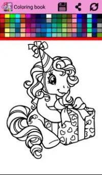 Coloring Book For Little Pony Screen Shot 1