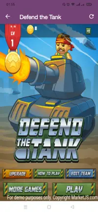 Defend The Tank Screen Shot 1