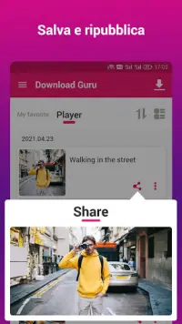 Downloader e lettore video, Locker - Download Guru Screen Shot 5