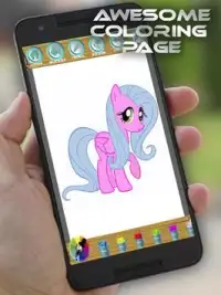 Pony Coloring Book Pages Screen Shot 2