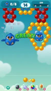 Bubble Birds Pop: Shoot & pop Screen Shot 4