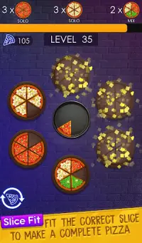 Fit The Slices - Pizza Slice Puzzle Screen Shot 0