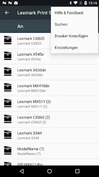 Lexmark Print Service Plugin Screen Shot 0