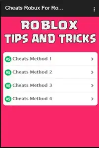 Cheats Robux For Roblox Screen Shot 0