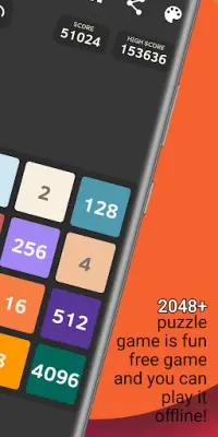 2048 puzzle classic Screen Shot 1