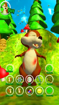 Slice It & Talk: Squirrel Fun Screen Shot 4