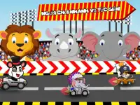 Đua xe động vật - Trò chơi trẻ em Screen Shot 3