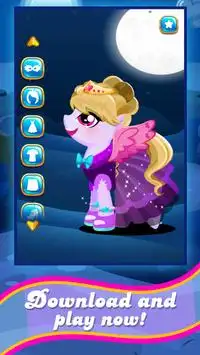 Pony Princess Beauty Dress Up Screen Shot 2