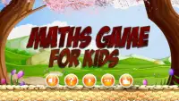 Maths Game For Kids Screen Shot 0