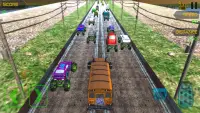 McQueen Road Racing: Monster Trucks Chase Highway Screen Shot 7