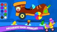 Car Games for Kids - Toddlers Cars Race Screen Shot 1
