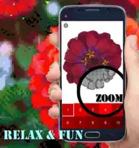 Zinnia Flowers Color By Number-Pixel Art 2020 Screen Shot 1