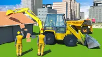 Simulador de excavadora - grúa Juegos Screen Shot 5