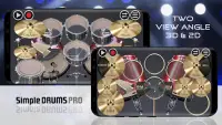 Simple Drums Pro - ड्रम सेट Screen Shot 2