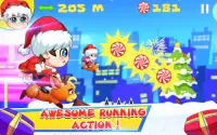 Baby Santa Claus Christmas Run Screen Shot 0