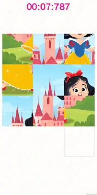 👸Princess Sliding Puzzle 🧩A puzzle game for kids Screen Shot 6