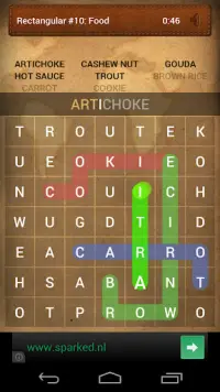 Word Snake - Word Search Game Screen Shot 1
