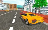 Taxi Car Sleepy Driving Game Screen Shot 5