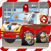 Araba yıkama oyunları-Ambulans Screen Shot 2