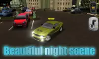 Gece Otomobil Şehir Otopark 3D Screen Shot 0