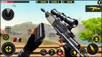 جيش قناص اطلاق النار: العاب حرب قتال حقيقية Screen Shot 0