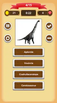 Dinosauri Quiz Screen Shot 3