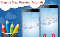 How to Draw Super Cars: Drawing lessons & tutorial Screen Shot 2