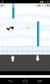 बर्फ पेंगुइन खेल Screen Shot 1
