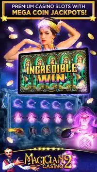 Magician Casino™ 2 Vegas Slots & Casino Games Screen Shot 1