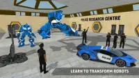 Pengangkut Robot Mobil Polisi Screen Shot 6