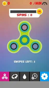 Colourful Fidget Spinner Screen Shot 0