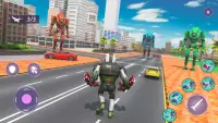 Dragon Robot Bike Game: Frog Gangster Wars Screen Shot 3