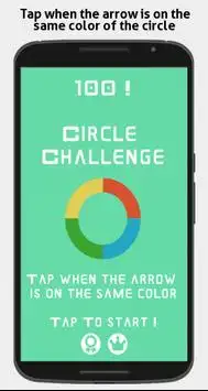 100 ! Circle Challenge Screen Shot 0