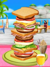 club sandwich cafe: cocina restaurante de comida Screen Shot 3