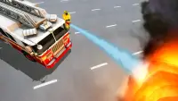 Fire Truck Driving Simulator Screen Shot 6