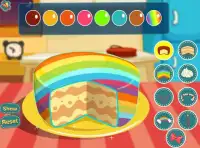 Cooking Games rainbow cake  Girls Games Screen Shot 1