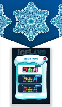 Iceland - Block Puzzle Screen Shot 1