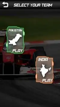 Pak so với Ấn Độ Xe hơi Cuộc đua Chiến tranh: Giả Screen Shot 1