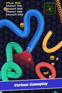 Worm io: Slither Snake Arena Screen Shot 9