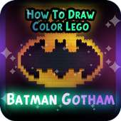 Como desenhar a cor Lego Batman além em Gotham