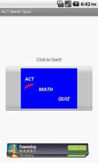 ACT Math Quiz Screen Shot 1