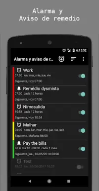 APR Alarma y aviso de remedio Screen Shot 0