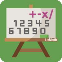 LeMaths - Add, Subtract, Multiplication, Division