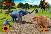 Simulador de la familia del elefante Screen Shot 4