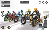Balapan Sepeda Gunung Salju - Balapan Motocross Screen Shot 4