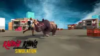Raging Rhino Simulator Screen Shot 3